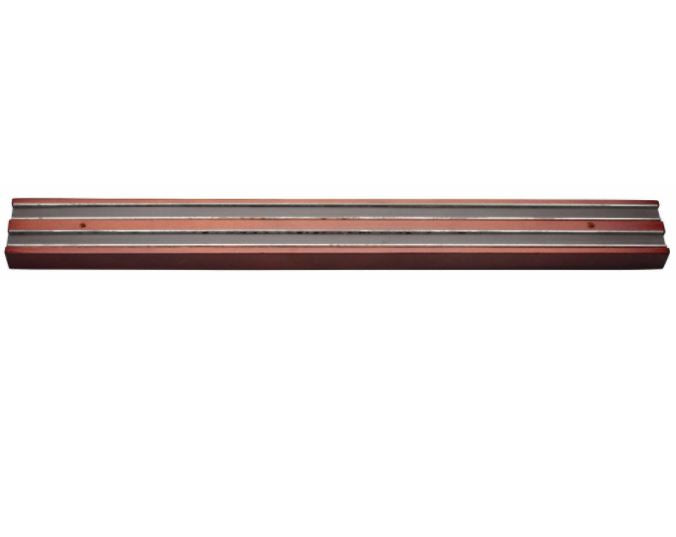 Winco WMB-18 - Magnetic Knife Bar, 18", Wooden Base, Magnetic Strip