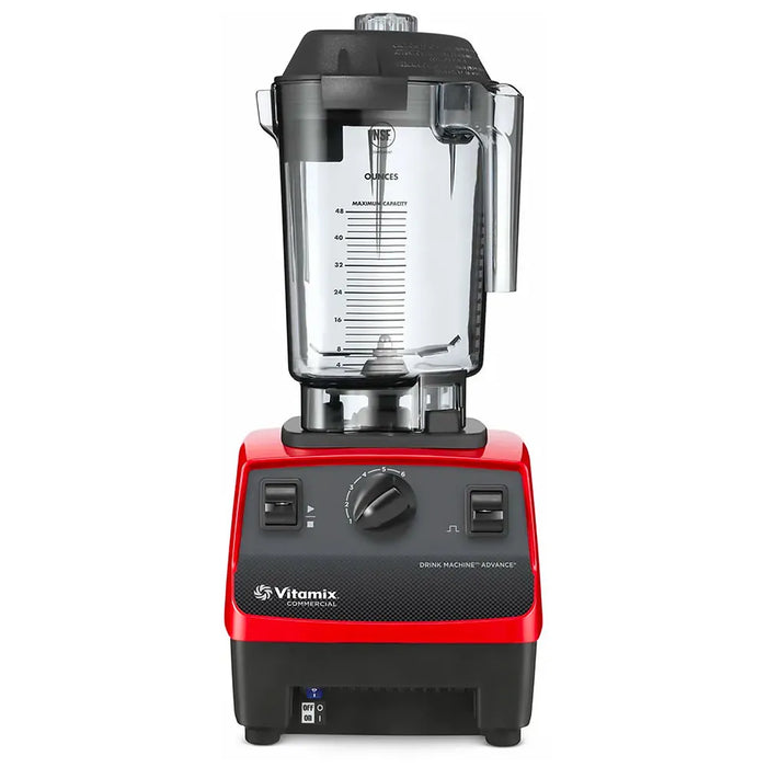 Vitamix 62825 - Drink Machine Advance Countertop Red Blender, 48 oz Container