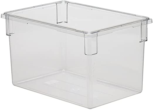 Cambro 182615CW135 - Camwear Food Storage Box, 18" x 26" x 15", Clear