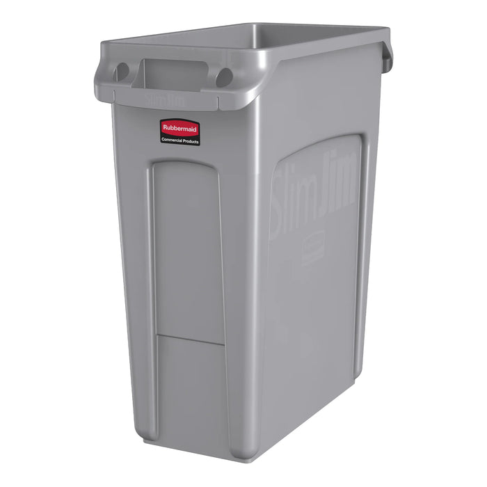 Rubbermaid 1971258 - Slim Jim Container, 16 Gal, Gray