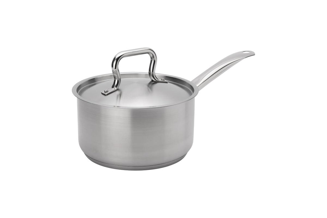 Browne 5734033 – Elements Sauce Pan w/ Lid, 3.5 Qt, Stainless Steel
