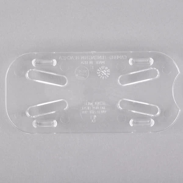 Cambro 90CWD135 - Camwear Drain Shelf, 1/9 Size, Translucent