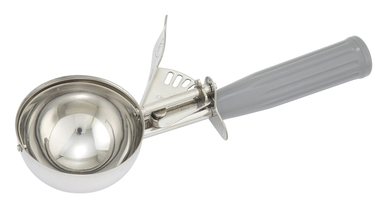 Winco ICD-8 - #8 Disher, 4 oz, Grey Handle