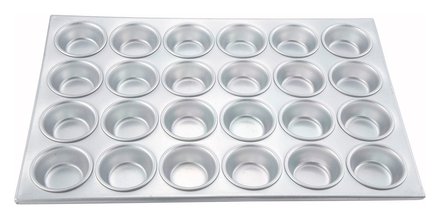Winco AMF-24 - Muffin Pan, 24 Cup, 3 oz, Aluminum