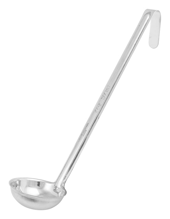 Winco LDIN-2 - Prime One-Piece Ladle, 2 Oz, Stainless Steel
