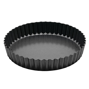 Winco FQP-12 - Quiche Pan, 12", Non-Stick, Carbon Steel