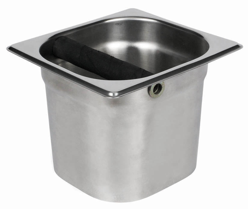 Winco SCD-5 - Knock Box, 1/6 Size, 6.89" x 6.3" x 5.2", Stainless Steel