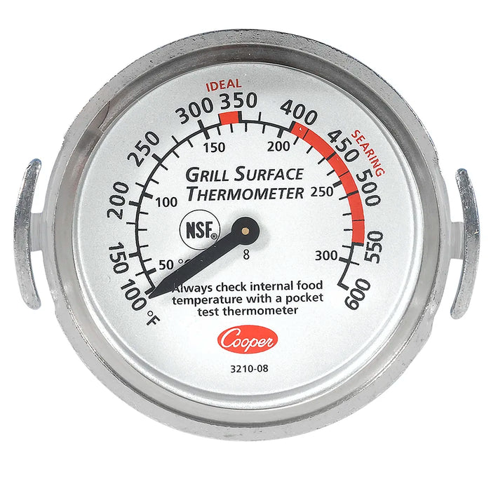 Cooper-Atkins 3210-08-1-E - Dial Grill Surface Thermometer