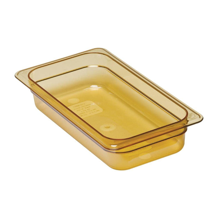Cambro 32HP150 - H-Pan High Heat Food Pan, 1/3 Size, 2" Deep, Amber