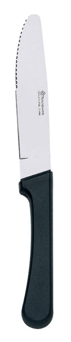 Browne 574335 – Eldorado 10" Steak Knife, Rounded Tip, Black Handle