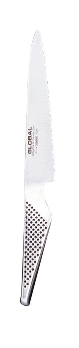 Global 71GS14 – Scalloped Utility Knife, 6", Stainless Steel