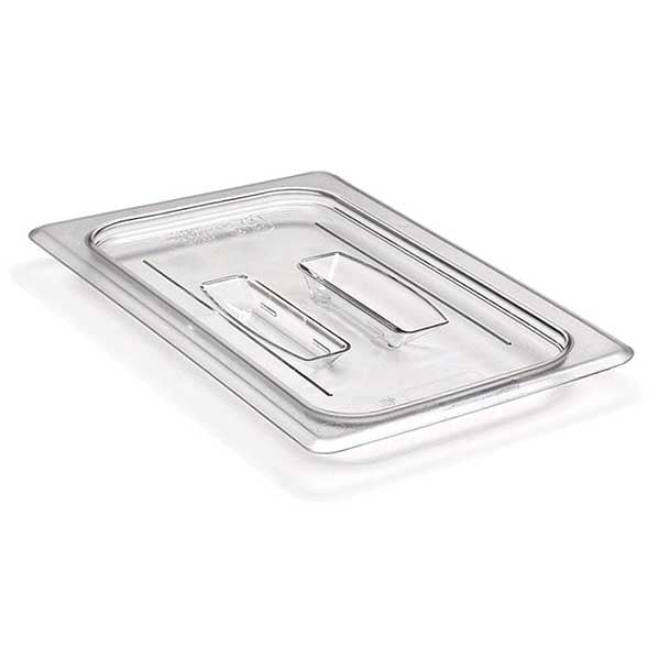 Cambro 40CWCH135 - Camwear Food Pan Cover w/ handle, 1/4 Size, Clear