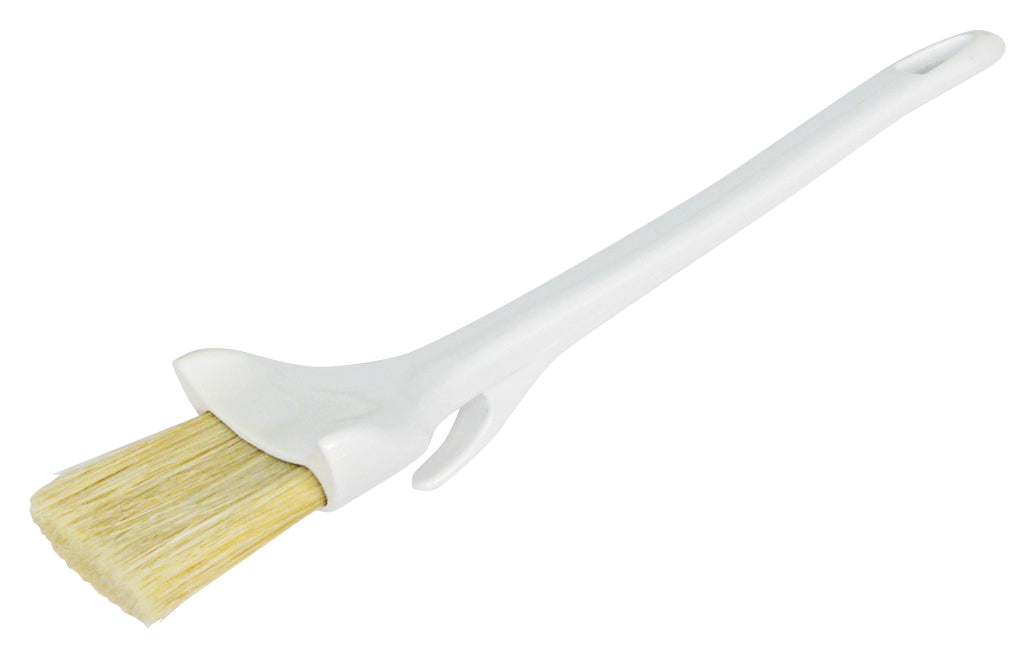 Winco WBRP-20H - Flat Pastry Brush, 2", Boar Bristle, Wood Handle