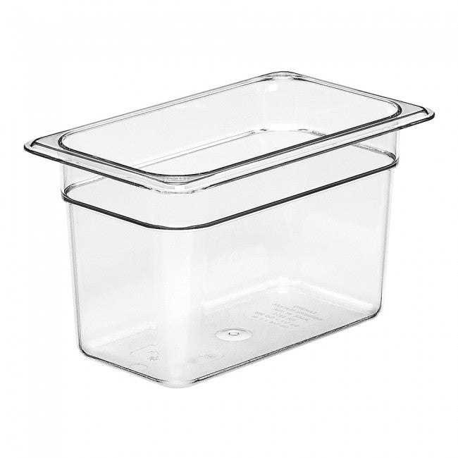 Cambro 46CW135 - Camwear Food Pan, 1/4 size, 6" Deep, Clear