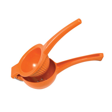 Winco LS-9O - Orange Squeezer, 9", Cast Aluminum, Orange Coated Handles