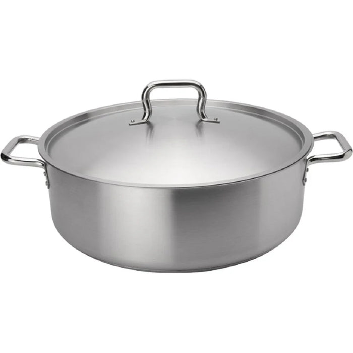Browne 5734024 – Elements Brazier, 25qt, with Lid, Stainless Steel
