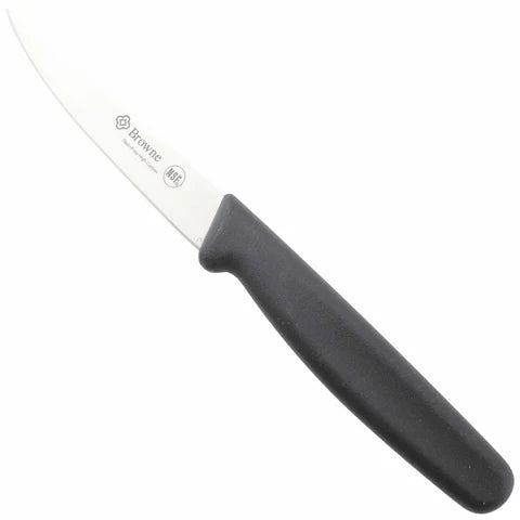 Browne 574460 – 3" Paring Knife, Black Handle, Stainless Steel