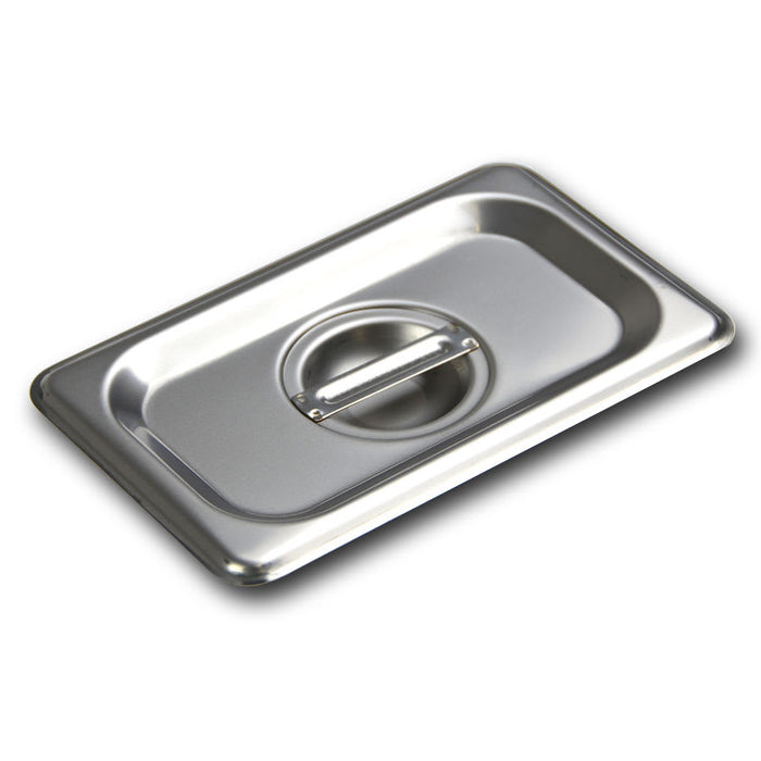 Browne 575598 – Lid, 1/9 Size, Solid, Flat, Stainless Steel