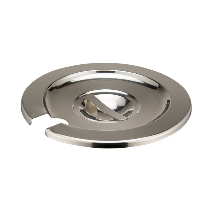 Winco INSC-4 - Inset Lid, Fits 4 qt Inset, Stainless Steel
