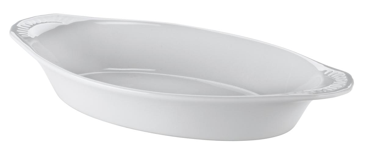 Browne 564012W – Gratin Dish, 12 oz, Smooth, Ceramic / Stoneware, White