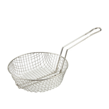 Winco MSB-08 – Culinary Basket, 8" x 3" Deep, Coarse Mesh
