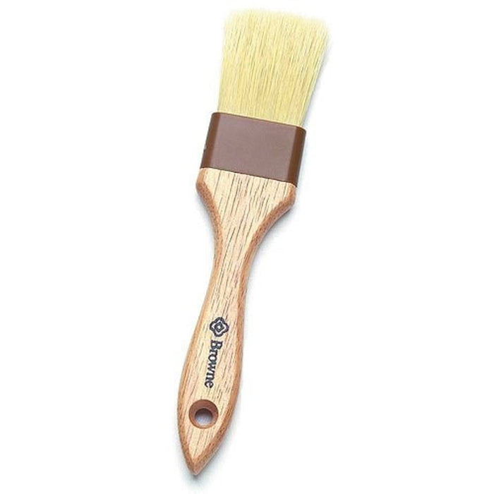 Browne 6120015 – Pastry Brush, 1.5", Wooden Handle, Natural Bristles