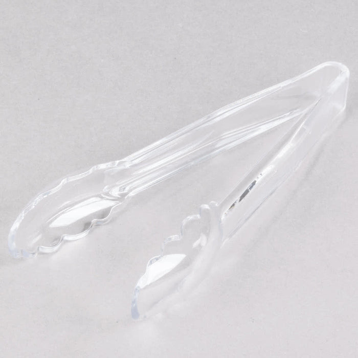 Cambro 9TGS135 - Lugano Scallop Utility Tongs, 9", Clear