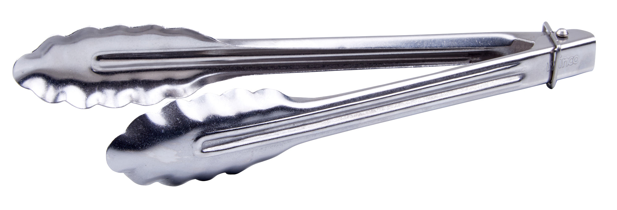 Winco UTLK-9 - Utility Tong, 9", Stainless Steel, Locking Handle