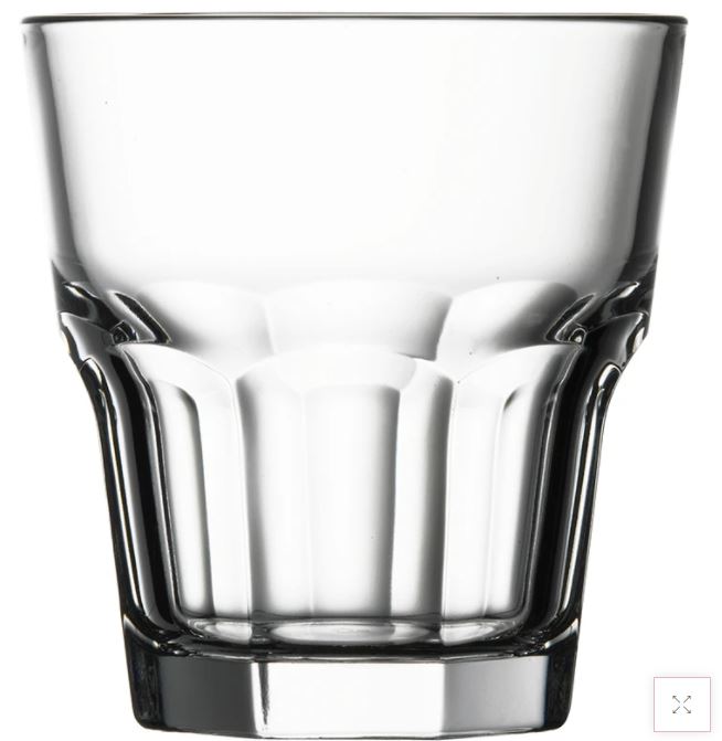 Casablanca PG52704 – Double Old Fashioned Glass, 12 oz, Tempered, Clear