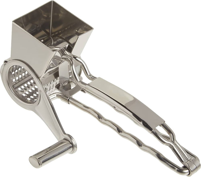 Browne 746607 – Rotary Cheese Grater, 8", Stainless Steel