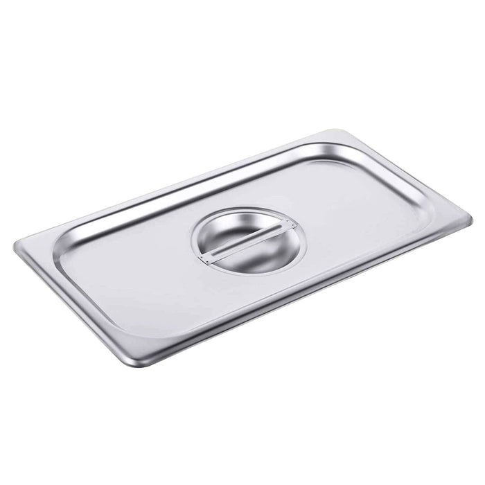 Vollrath 75139 - Food Pan Cover, 1/3 Size, Solid, Stainless Steel