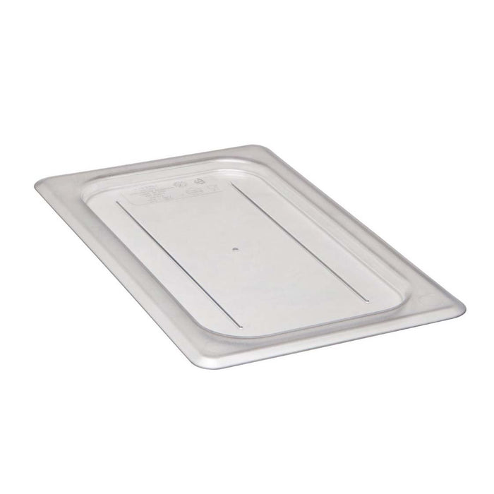 Cambro 40CWC135 - Camwear Food Pan Cover, 1/4 Size, Flat, Clear