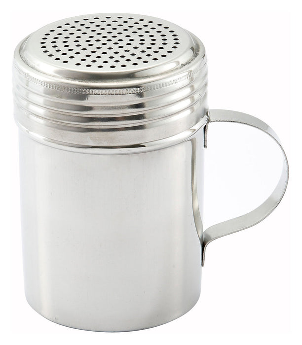 Winco DRG-10 - Dredger with Handle, 10 oz, Stainless Steel