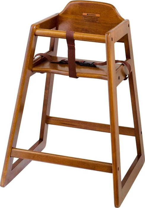 Browne 80976 – High Chair, 27-3/10"H, Walnut Finish