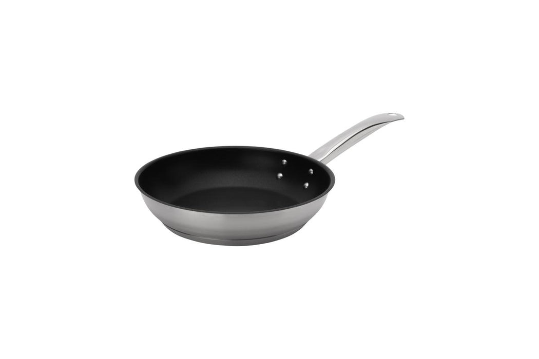 Browne 5734060 Fry Pan 9.5" Non-Stick Stainless Steel Elements Series