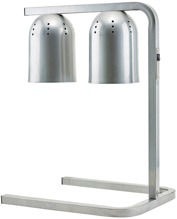 Winco EHL-2C - Heat Lamp, Two 250 Watt Bulbs, Steel Construction
