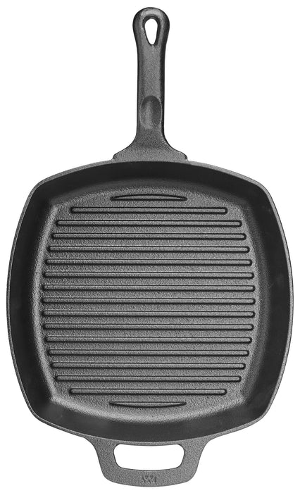 Winco CAGP-10S - Cast Iron Fry Pan, 10.5", Square, Cast Iron