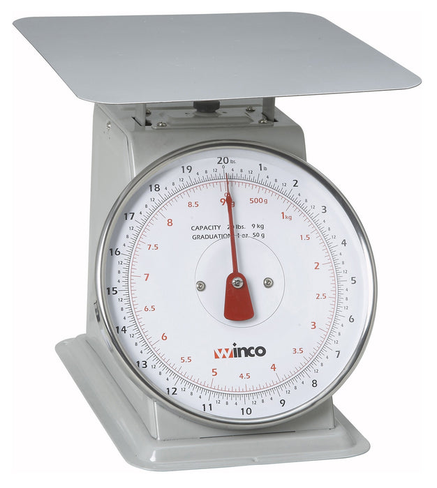 Winco SCAL-820 – Portion Scale, 20 lb x 1 oz / 9.09 kg x 50 g