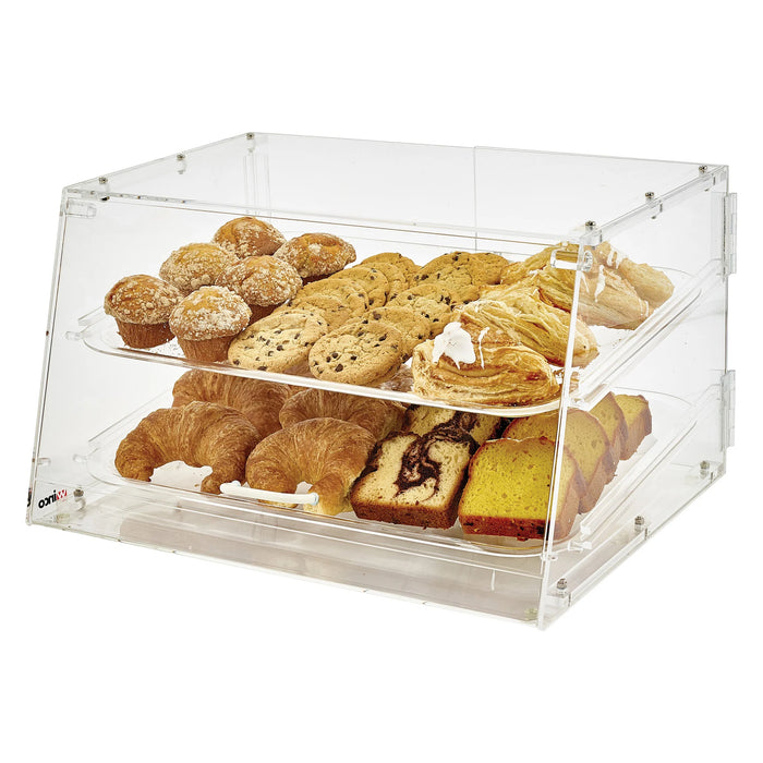 Winco ADC-2 - Display Case, 2 Tier, Clear, Acrylic