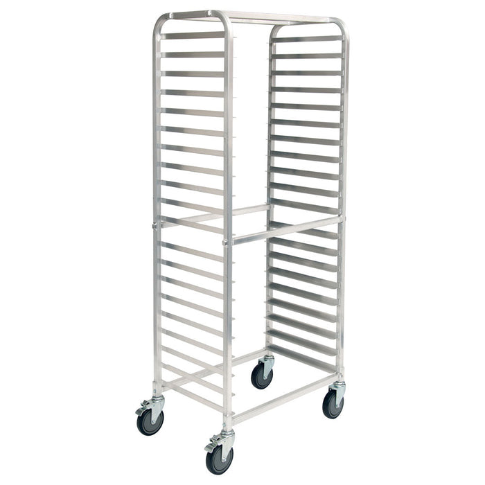 Winco ALRS-20BK - 20-Tier Bun Pan Rack, Full Size, Side Load, Aluminum