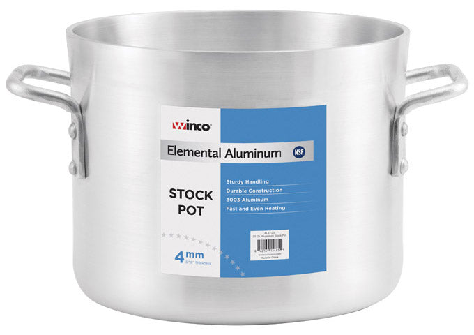 Winco ALST-80 – Aluminum Stock Pot, 80 Qt, Heavy Weight Aluminum