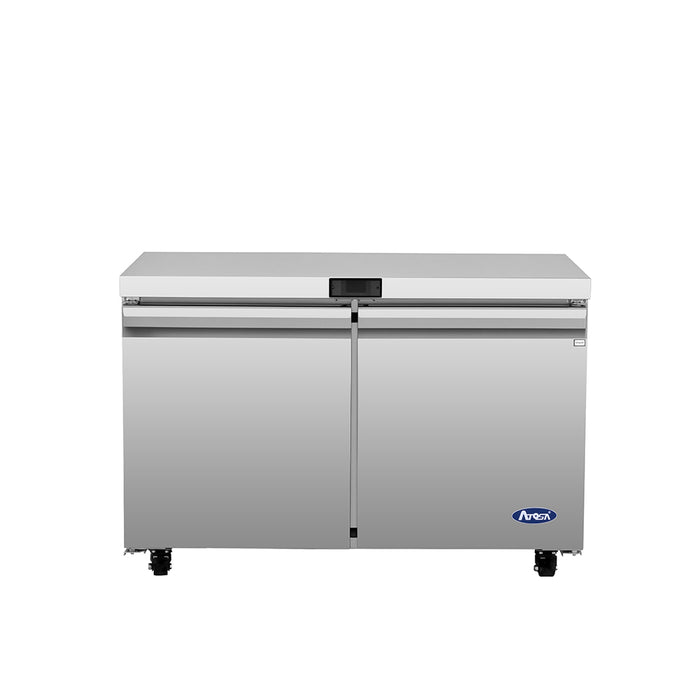 Atosa AUF48SD - 48" 2 Solid Door Undercounter Freezer