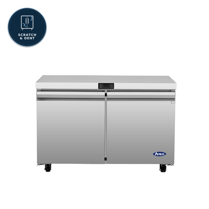 Atosa AUF48SD - 48" 2 Solid Door Undercounter Freezer S&D