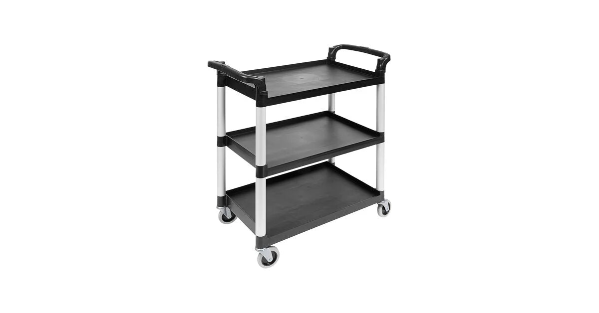 Cambro BC331KD110 - Utility Cart, 3 Shelf, 300lbs Capacity, Black