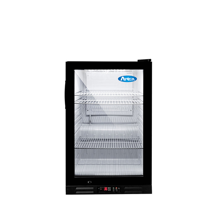 Atosa CTD-3T - 17" Compact Countertop 1 Glass Door Merchandiser Refrigerator