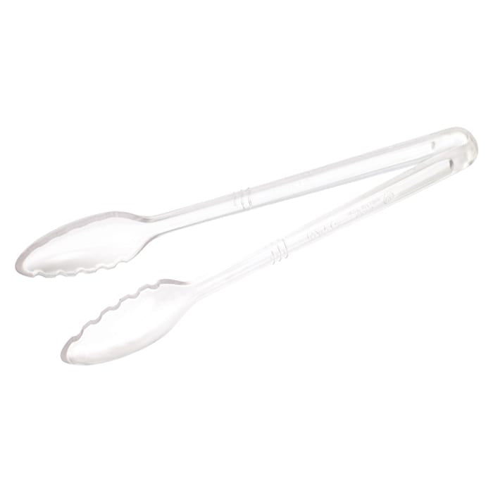 Winco CVST-12C - Serving Tong, 12", Clear, Polycarbonate