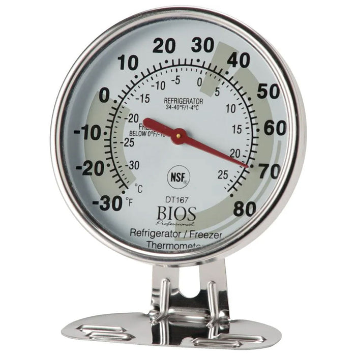 Bios DT167 - Refrigerator / Freezer 3" Dial Thermometer -35°-27° C