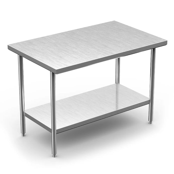 Winholt DTS3048HKD - Hybrid Stainless Steel Work Table 48" x 30" x 33.5"