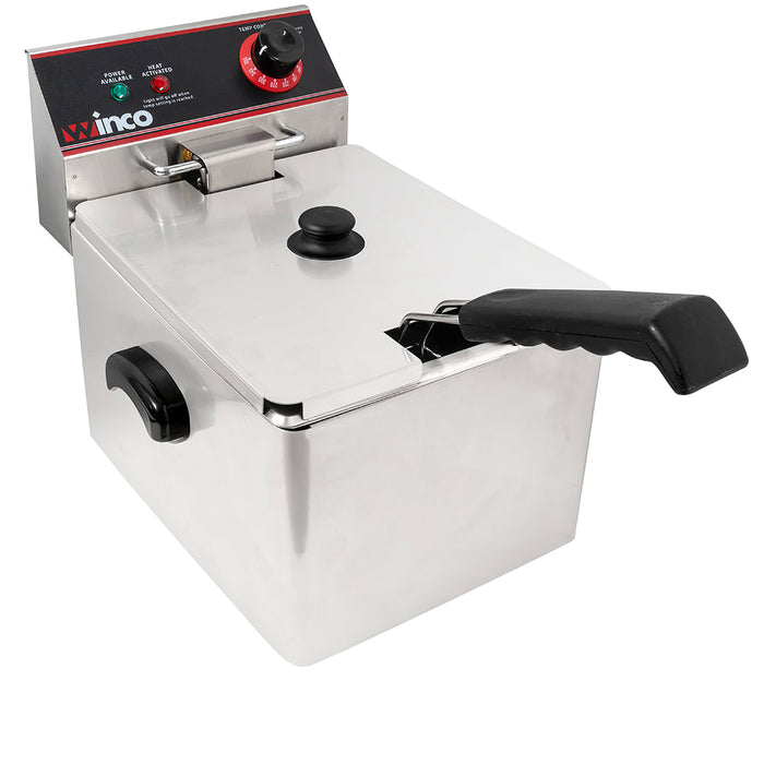 Winco EFS-16 - Electric Countertop Deep Fryer, Single Tank, 16 lb Capacity, 120V