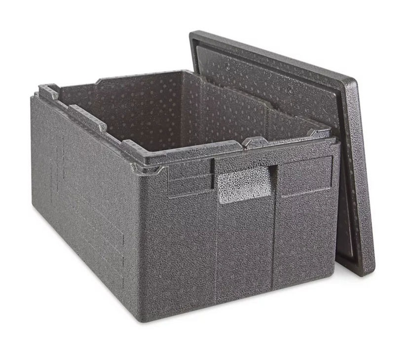 Cambro EPP180110 - GoBox Insulated Food Pan Carrier, Full Size, 4 Pan, Black